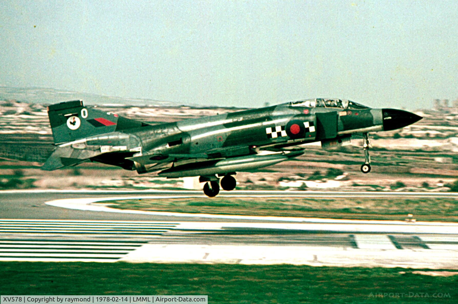 XV578, 1968 McDonnell Douglas Phantom FG1 C/N 3182/9332, Phantom XV578/O 43Sqd RAF