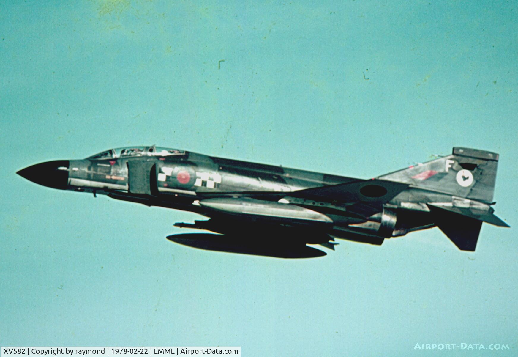 XV582, 1969 McDonnell Douglas Phantom FG1 C/N 3253/9336, Phantom XV582/F 43Sqd RAF