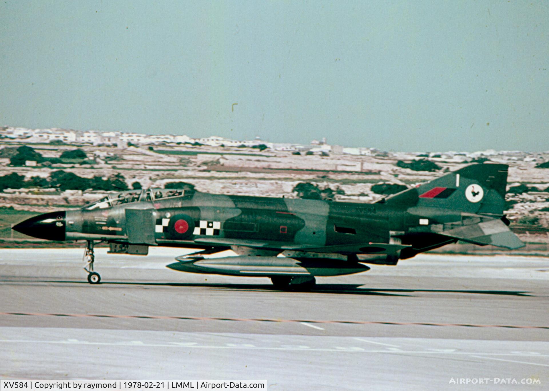 XV584, 1969 McDonnell Douglas Phantom FG1 C/N 9338/3286, Phantom XV584/I 43Sqd RAF