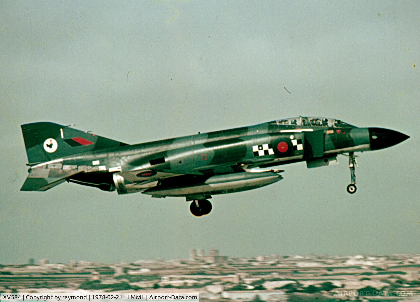 XV584, 1969 McDonnell Douglas Phantom FG1 C/N 9338/3286, Phantom XV584/I 43Sqd RAF