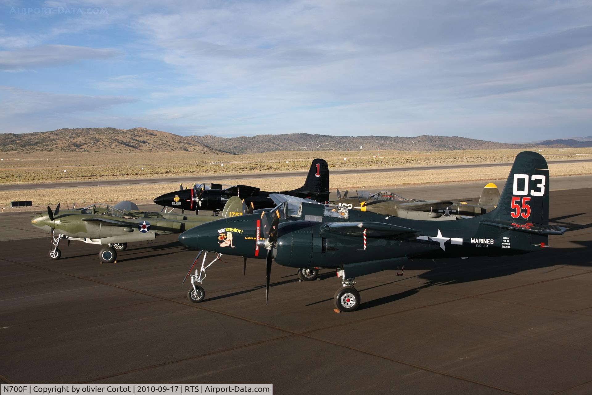 N700F, 1945 Grumman F7F-3 Tigercat C/N C.132, Photoshoot, Reno 2010