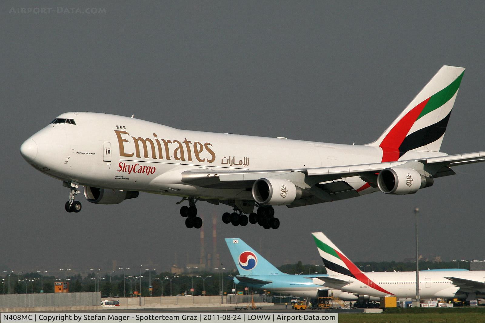 N408MC, 1998 Boeing 747-47UF C/N 29261, Emirates Cargo B74F