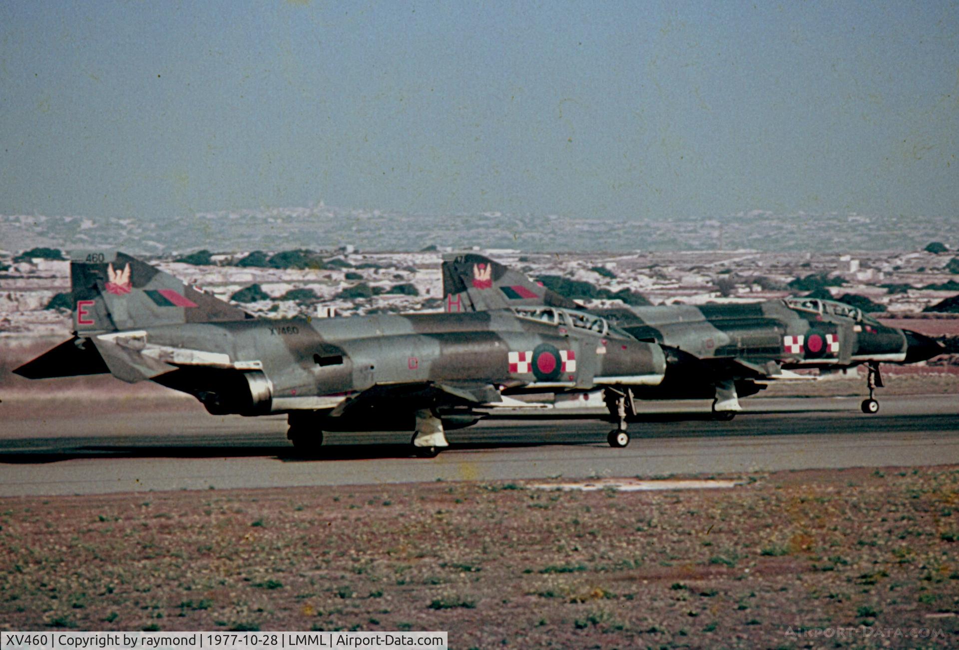 XV460, 1969 McDonnell Douglas Phantom FGR2 C/N 3231/0075, Phantoms XV460/E and XV475/H 56Sqd RAF