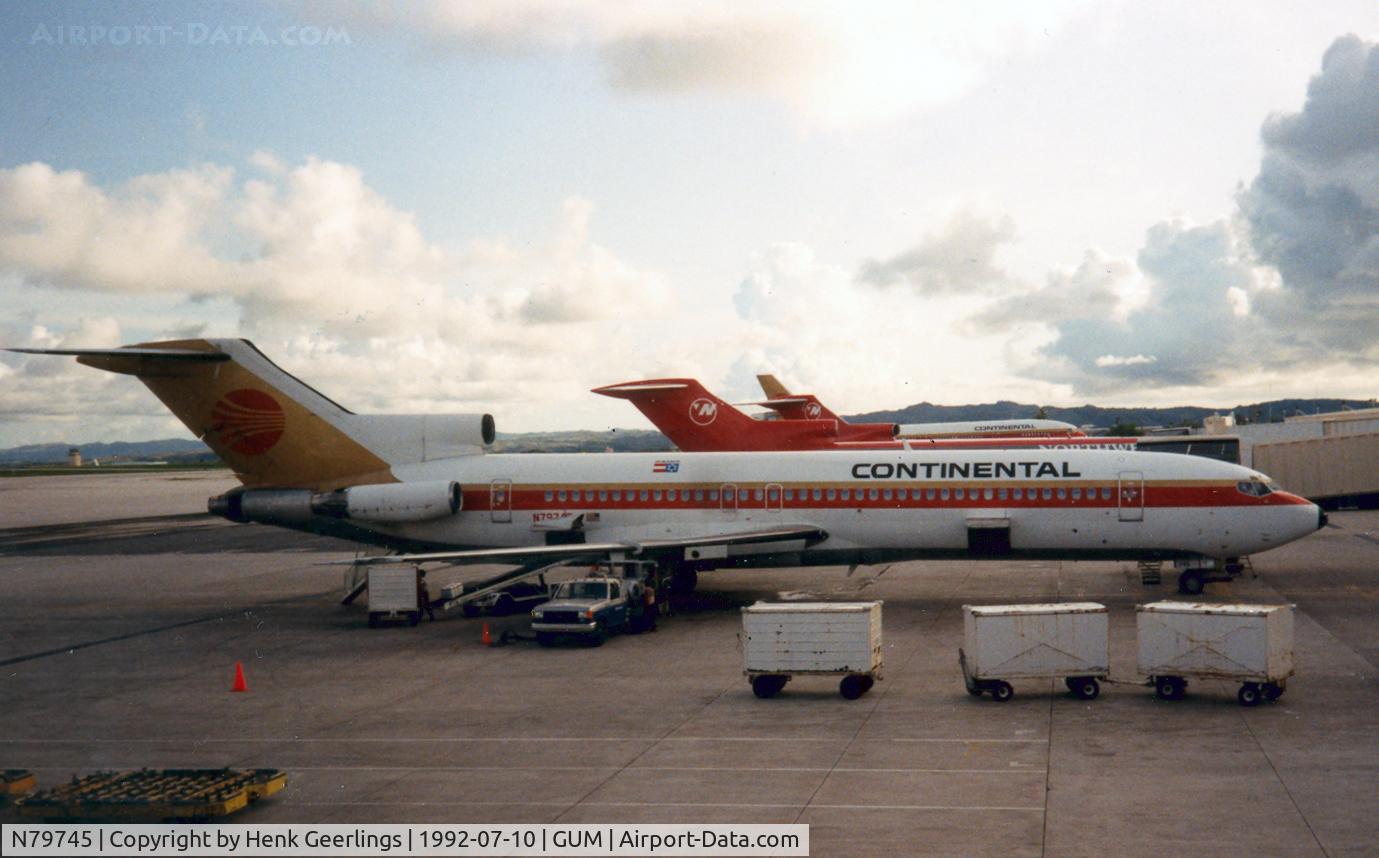 N79745, 1981 Boeing 727-224 C/N 22448, Continental, joint operation with Air  Micronesia