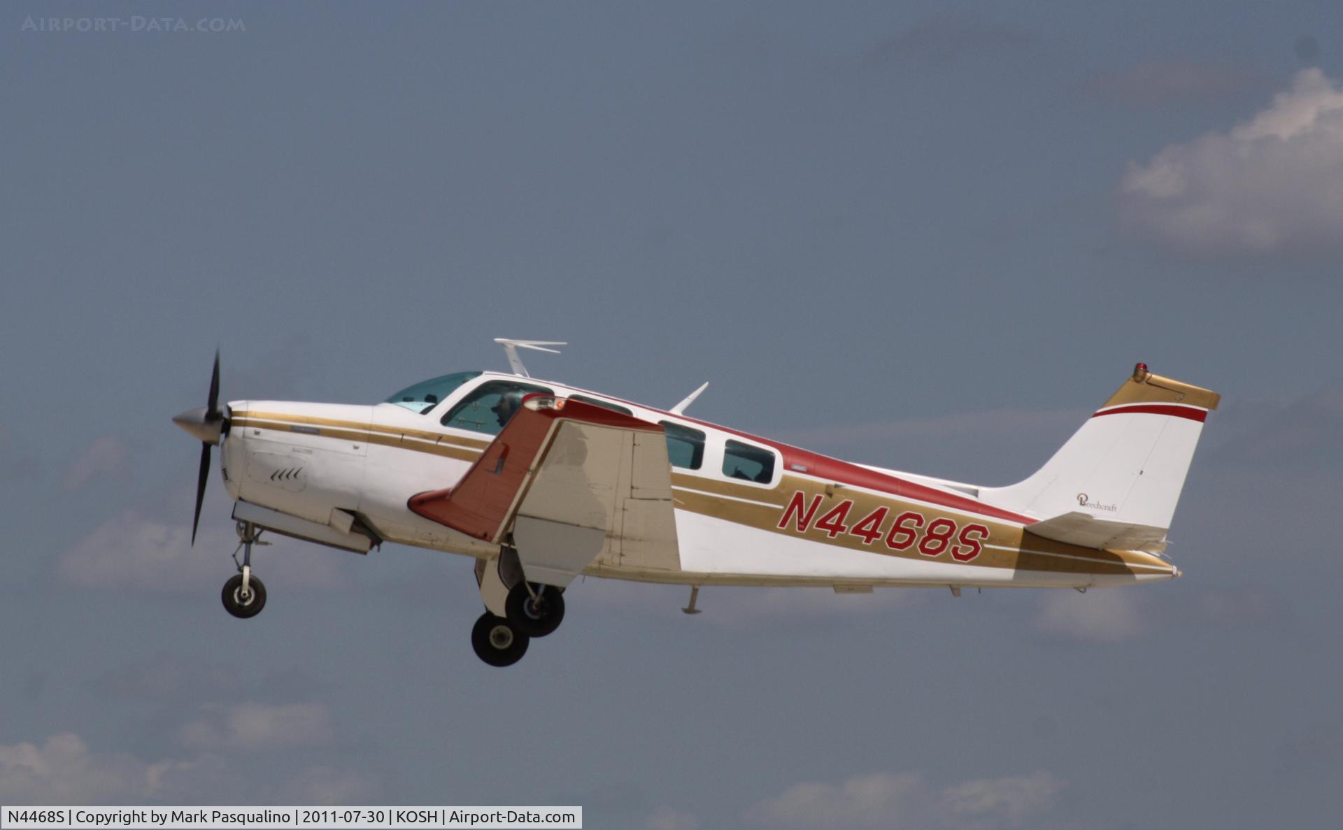 N4468S, 1975 Beech A36 Bonanza 36 C/N E-696, Beech A36
