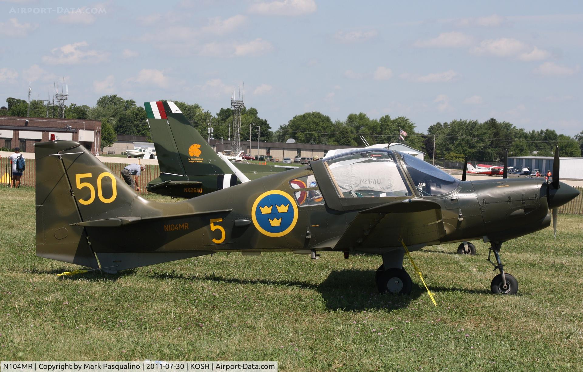 N104MR, Scottish Aviation Bulldog Series 100 Model 101 C/N 165, Scottish Aviation Series 100 MDL 100