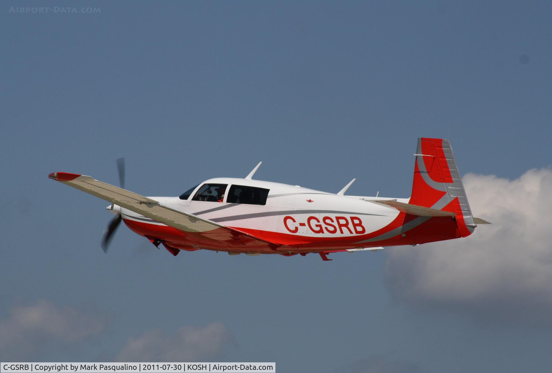 C-GSRB, 1983 Mooney M20K C/N 25-0772, Mooney M20K