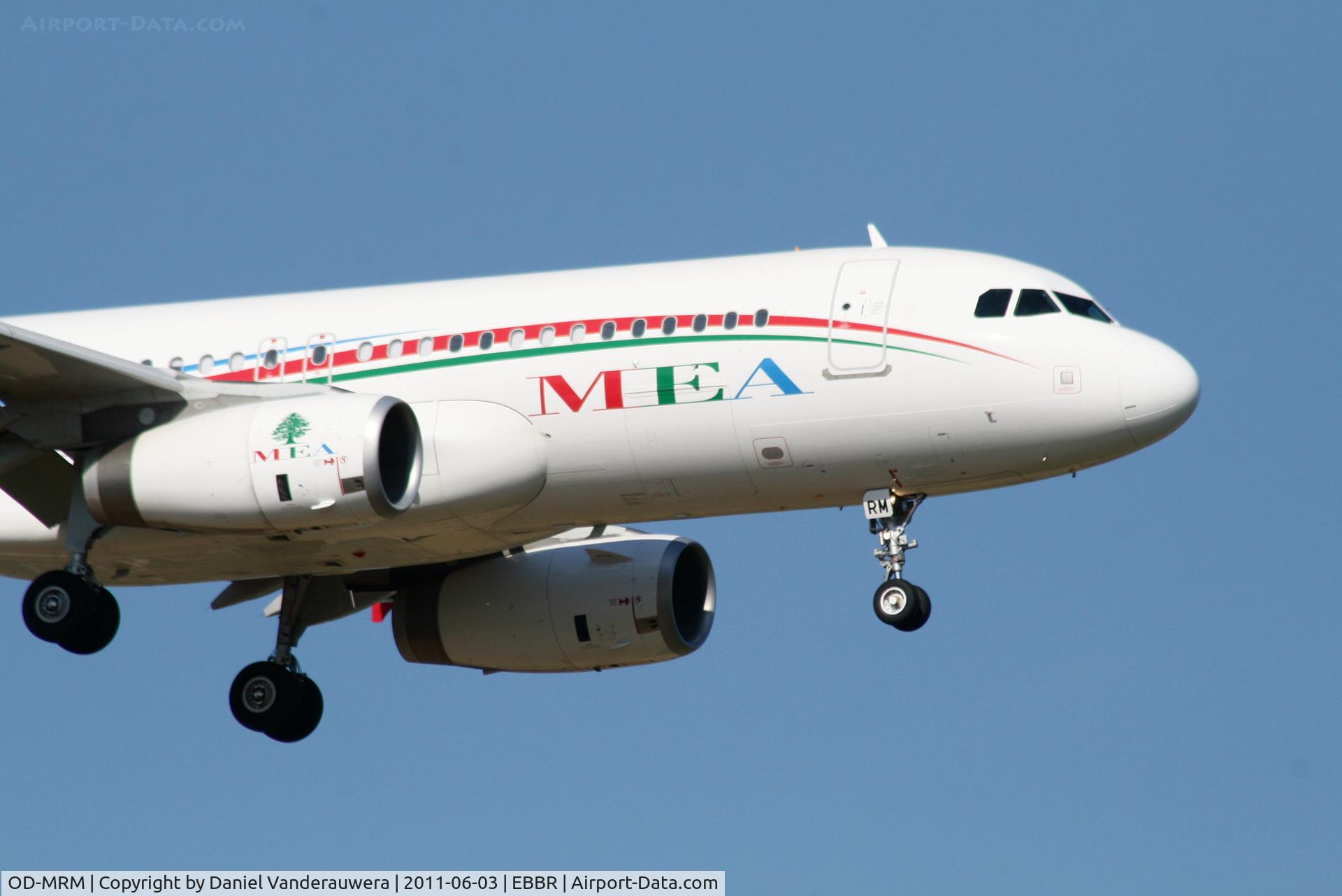 OD-MRM, 2011 Airbus A320-232 C/N 4632, Arrival of flight ME215 to RWY 02