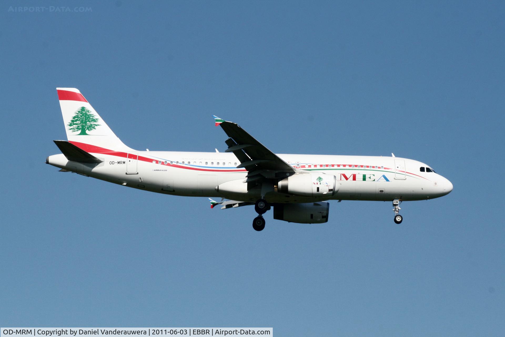 OD-MRM, 2011 Airbus A320-232 C/N 4632, Arrival of flight ME215 to RWY 02
