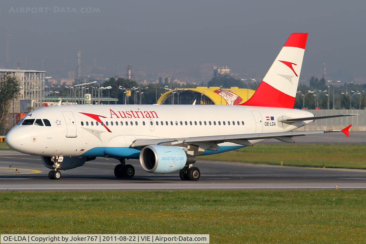 OE-LDA, 2004 Airbus A319-112 C/N 2131, Austrian Airlines