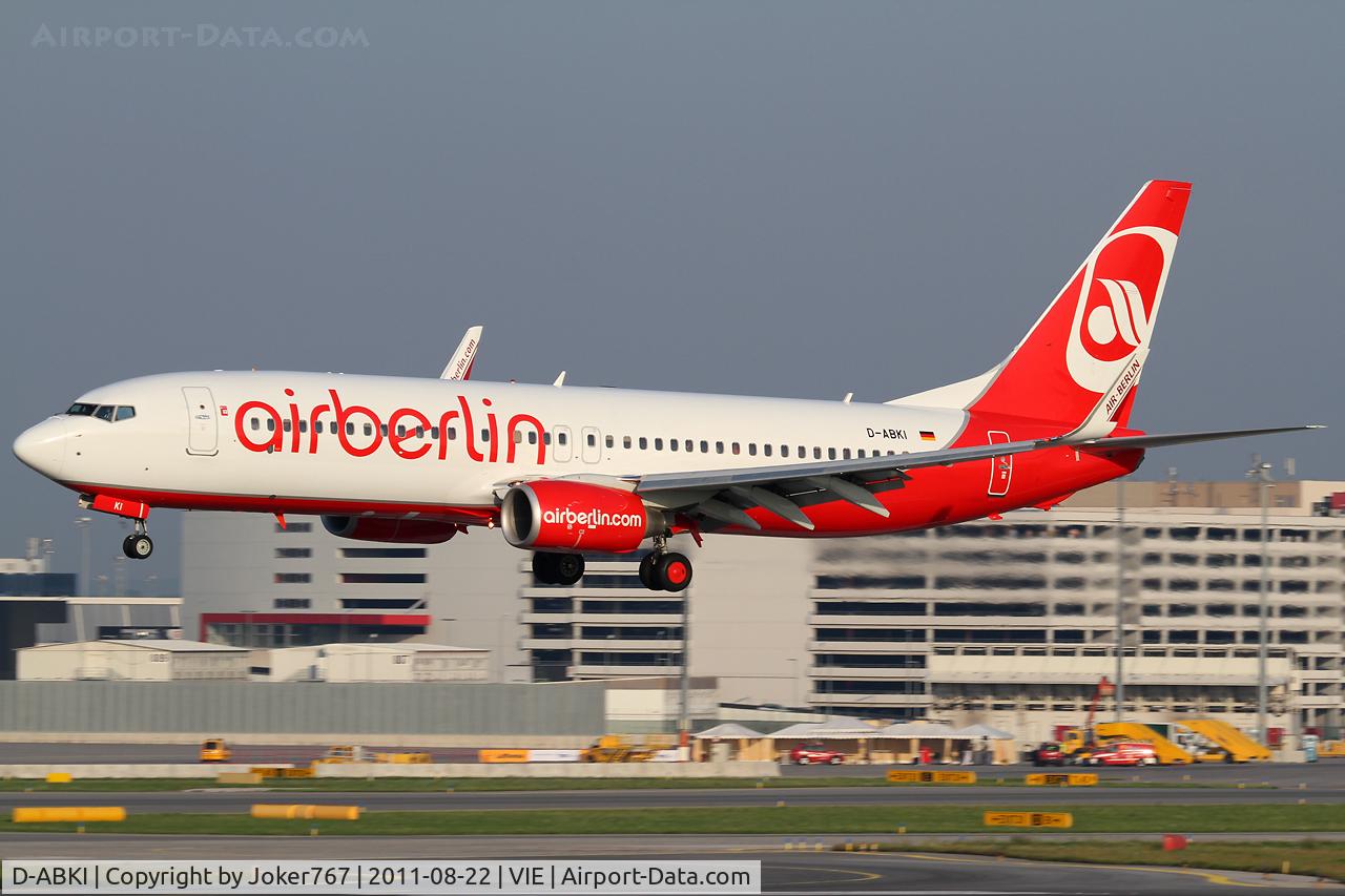 D-ABKI, 2009 Boeing 737-86J C/N 37748, Air Berlin