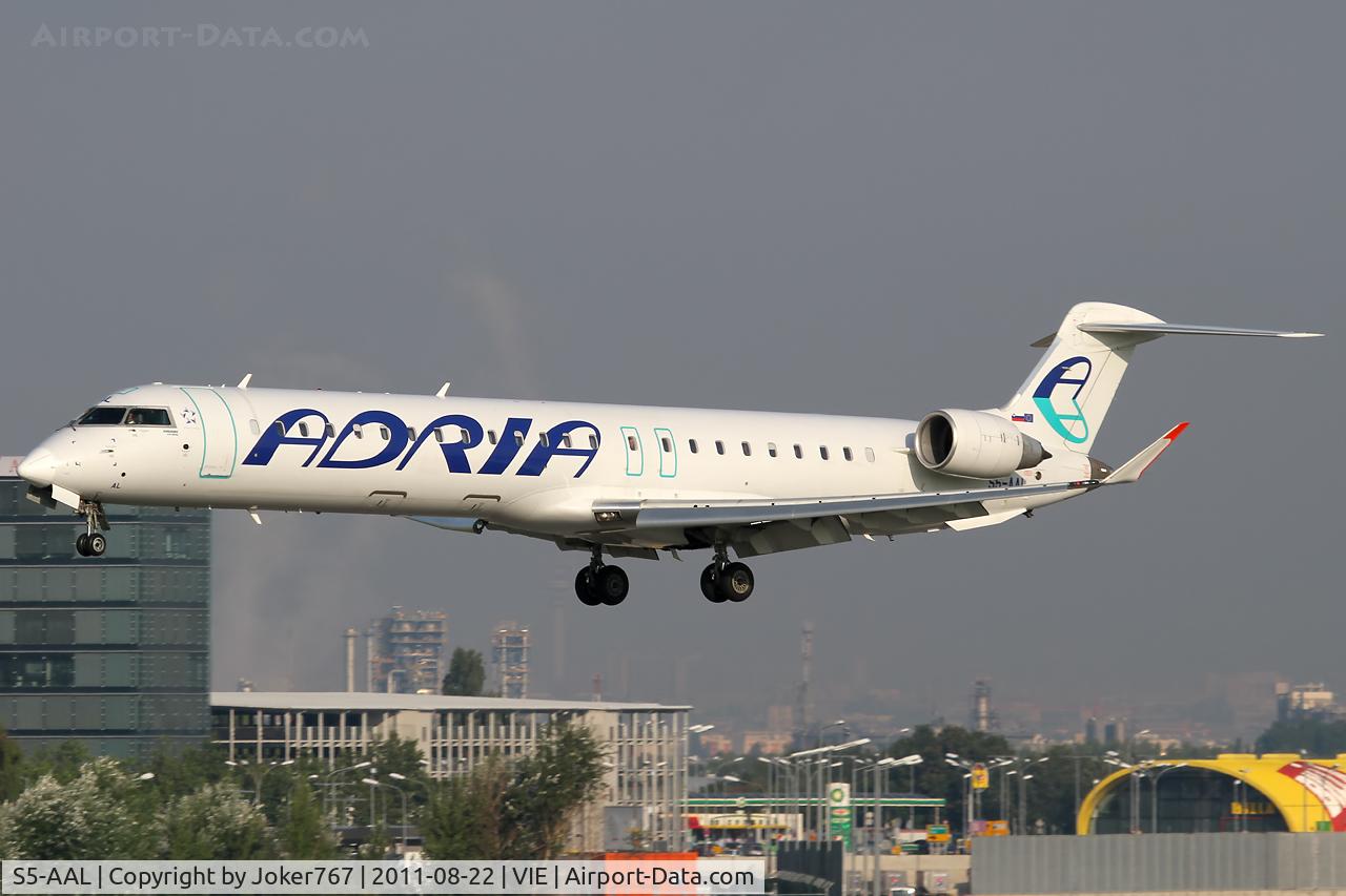 S5-AAL, 2007 Bombardier CRJ-900LR (CL-600-2D24) C/N 15129, Adria Airways