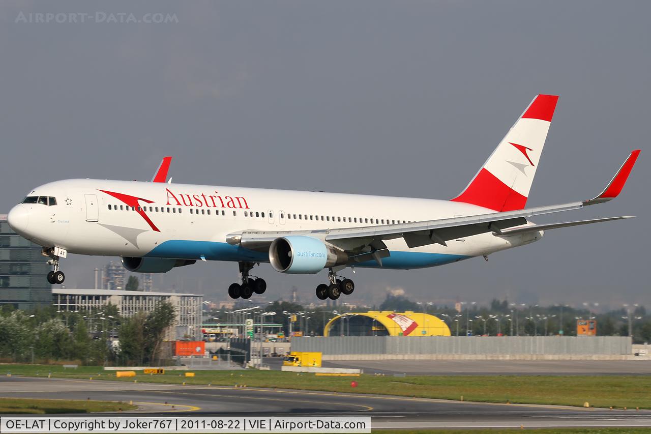 OE-LAT, 1991 Boeing 767-31A C/N 25273, Austrian Airlines