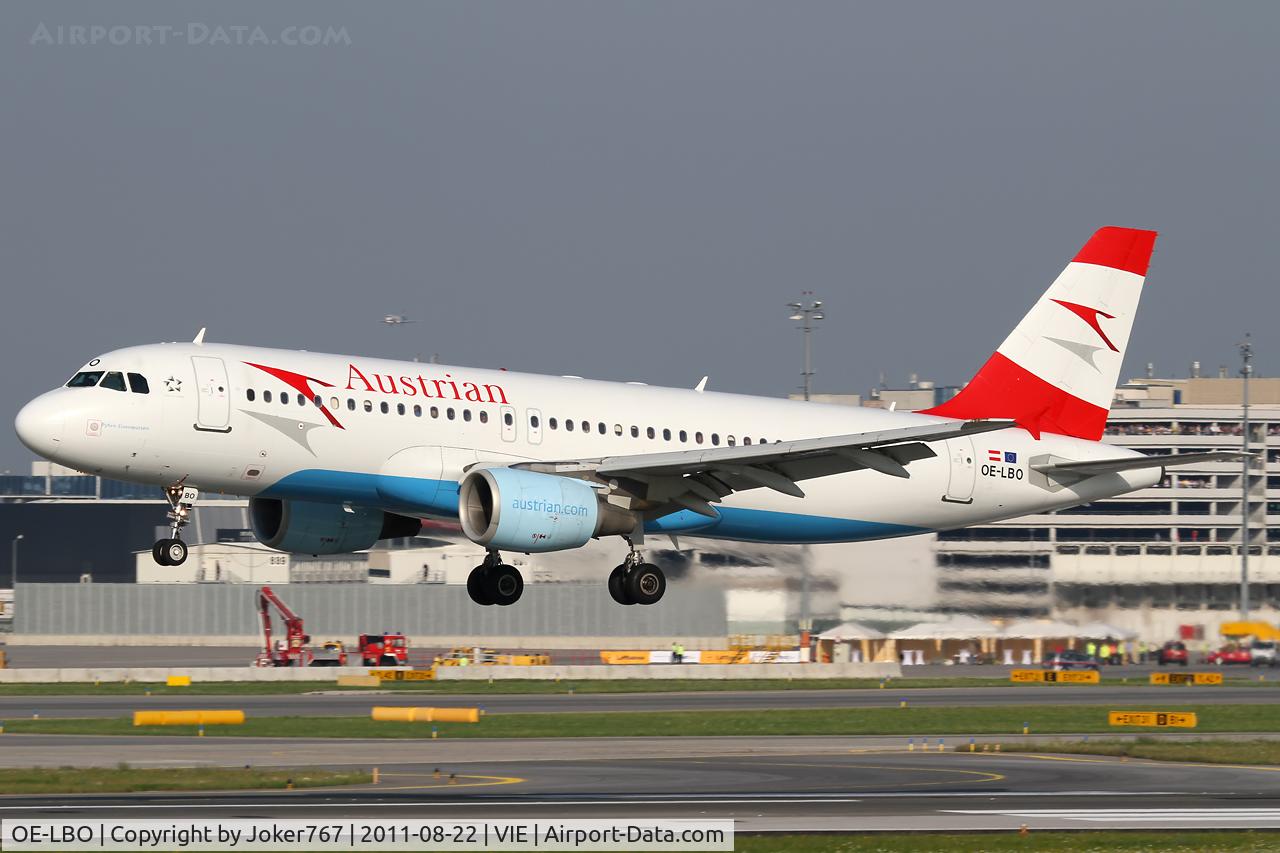 OE-LBO, 1998 Airbus A320-214 C/N 776, Austrian Airlines