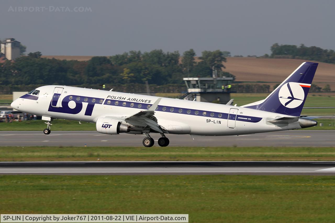 SP-LIN, 2010 Embraer 175LR (ERJ-170-200LR) C/N 17000313, LOT - Polish Airlines