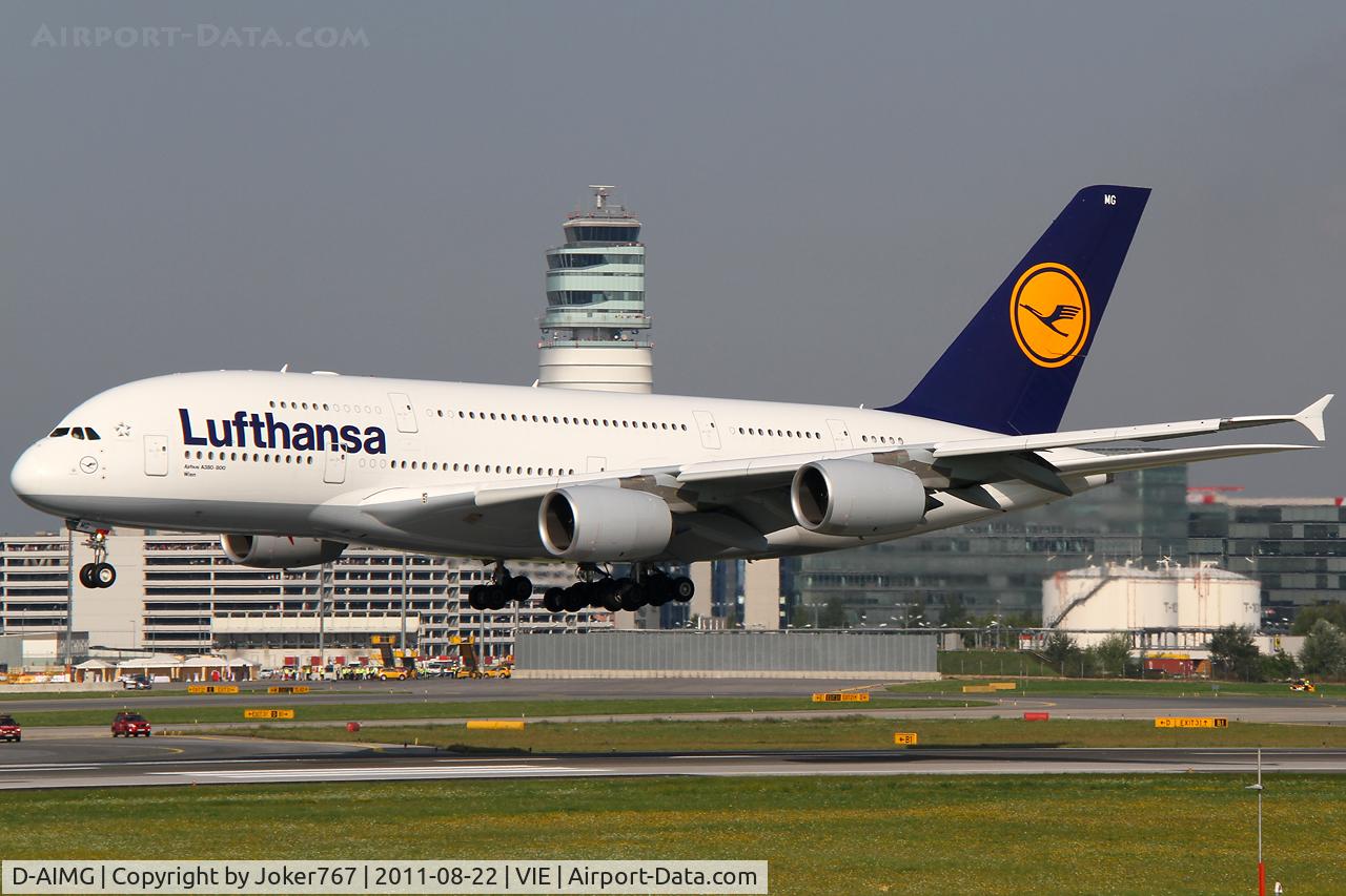 D-AIMG, 2011 Airbus A380-841 C/N 069, Lufthansa
