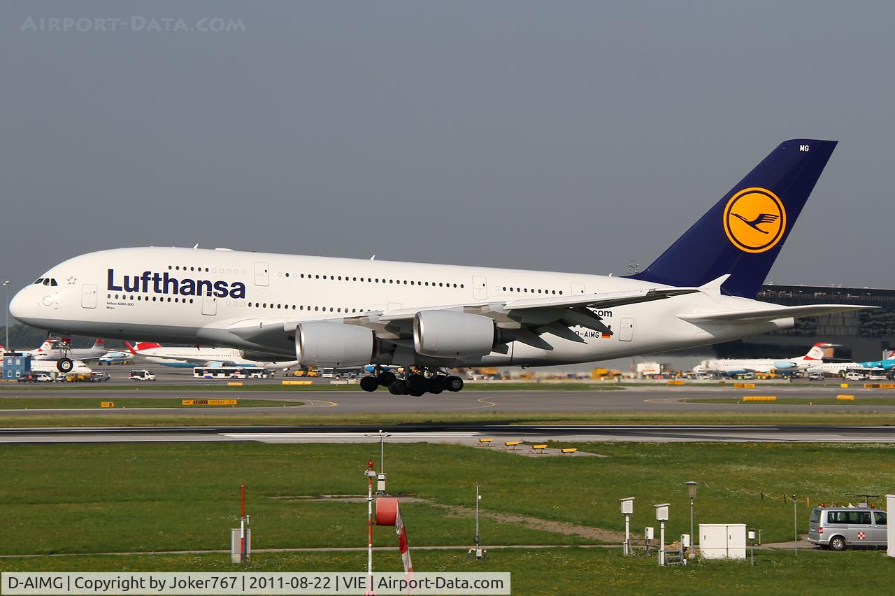 D-AIMG, 2011 Airbus A380-841 C/N 069, Lufthansa