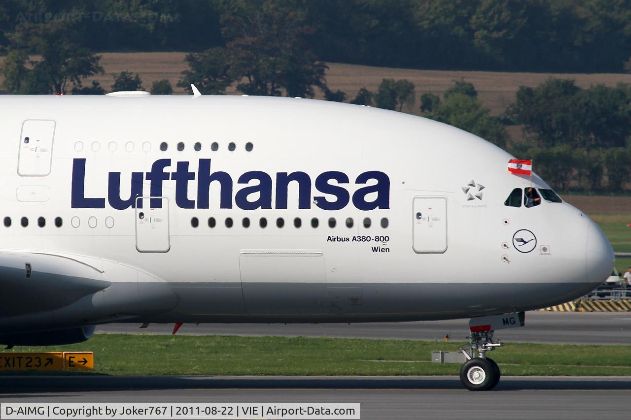 D-AIMG, 2011 Airbus A380-841 C/N 069, Lufthansa