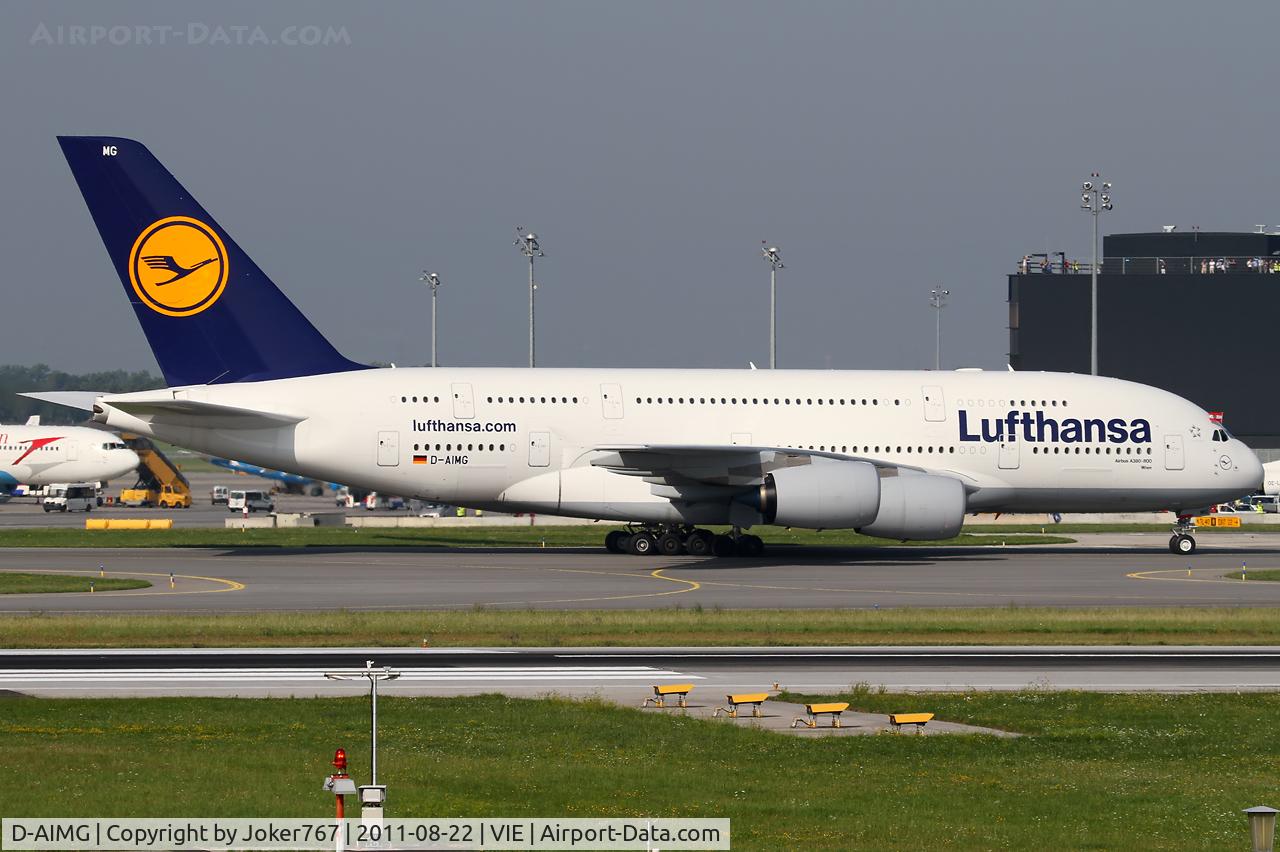 D-AIMG, 2011 Airbus A380-841 C/N 069, Lufthansa