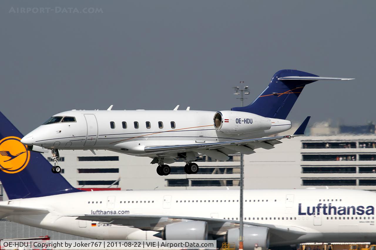OE-HDU, 2006 Bombardier Challenger 300 (BD-100-1A10) C/N 20094, Private