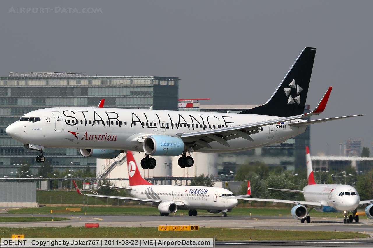 OE-LNT, 2006 Boeing 737-8Z9 C/N 33834, Austrian Airlines