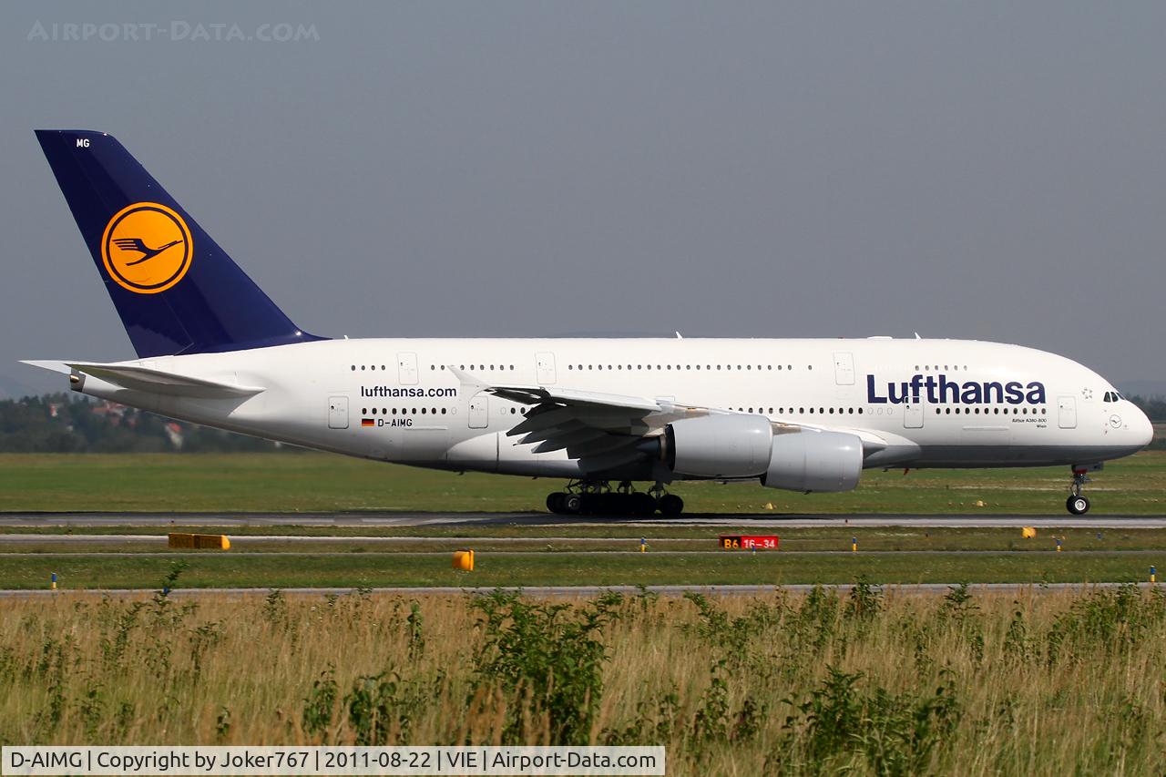 D-AIMG, 2011 Airbus A380-841 C/N 069, Lufthansa