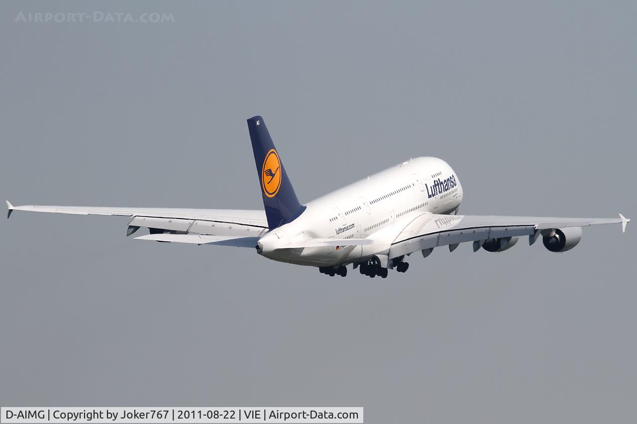 D-AIMG, 2011 Airbus A380-841 C/N 069, Lufthansa