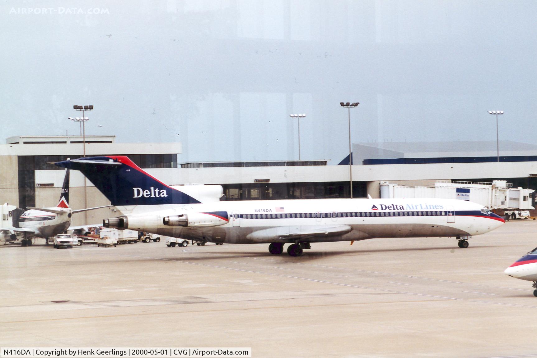 N416DA, 1976 Boeing 727-232 C/N 21258, Delta