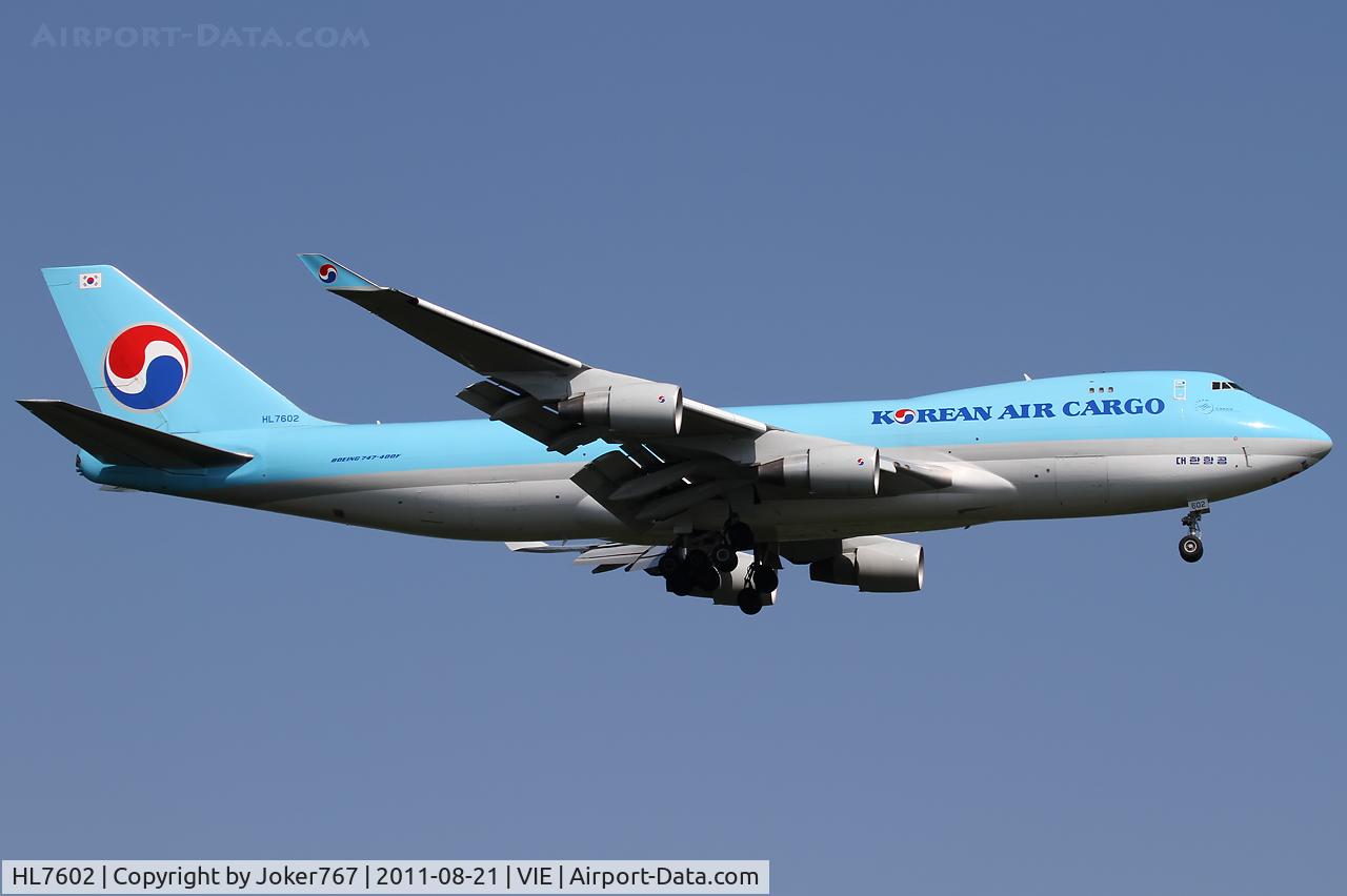 HL7602, 2005 Boeing 747-4B5F/SCD C/N 34301, Korean Air Cargo
