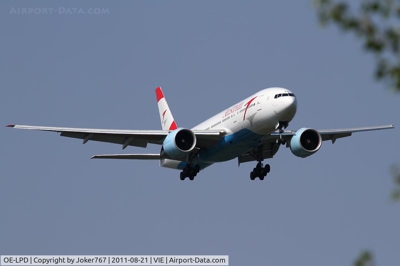 OE-LPD, 2006 Boeing 777-2Z9/ER C/N 35960, Austrian Airlines