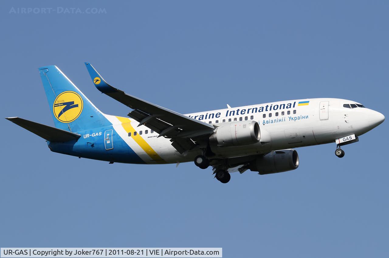 UR-GAS, 1993 Boeing 737-528 C/N 25236, Ukraine International Airlines