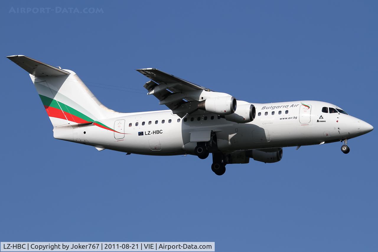 LZ-HBC, 1987 British Aerospace BAe.146-200 C/N E2093, Bulgaria Air