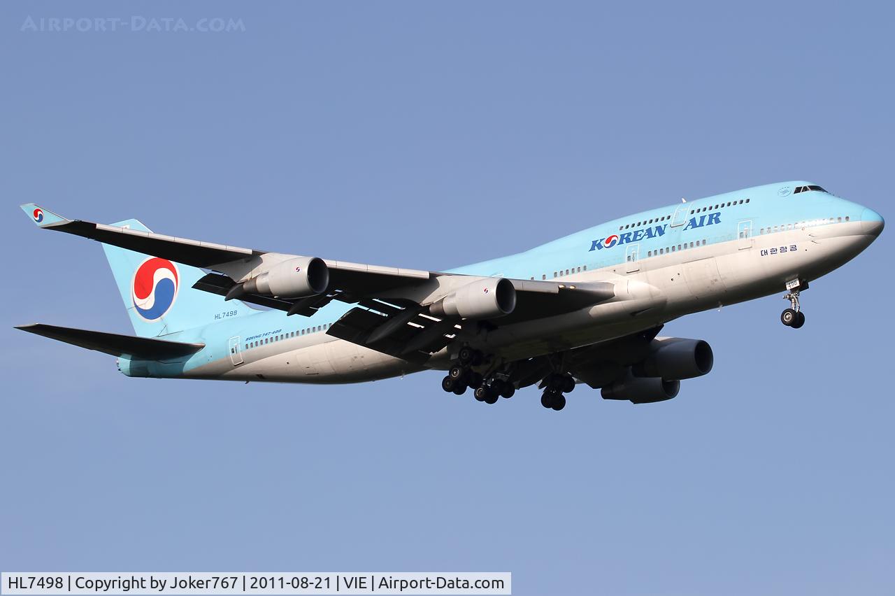 HL7498, 1996 Boeing 747-4B5 C/N 26402, Korean Air