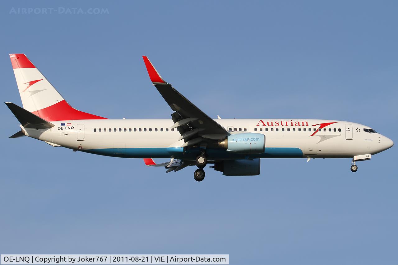 OE-LNQ, 2003 Boeing 737-8Z9 C/N 30421, Austrian Airlines