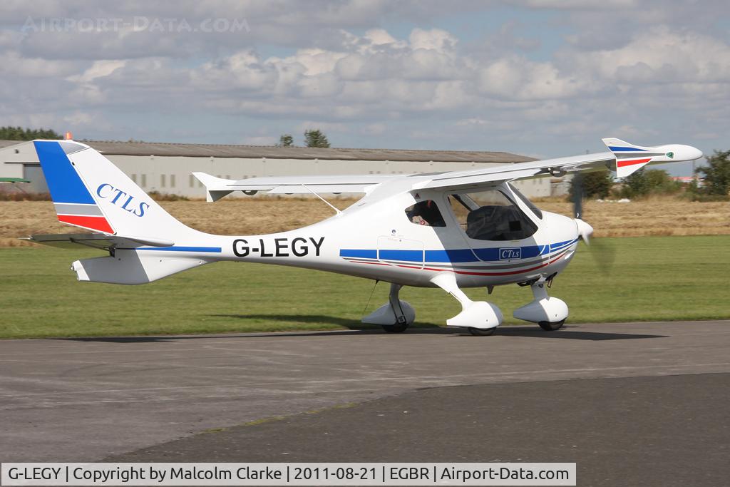 G-LEGY, 2008 Flight Design CTLS C/N F-08-09-13, Flight Design CTLS at Breighton Airfield's Summer Fly-In, August 2011.