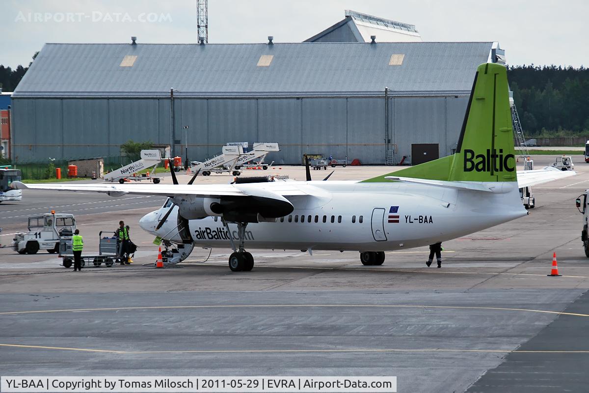 YL-BAA, 1988 Fokker 50 C/N 20120, 