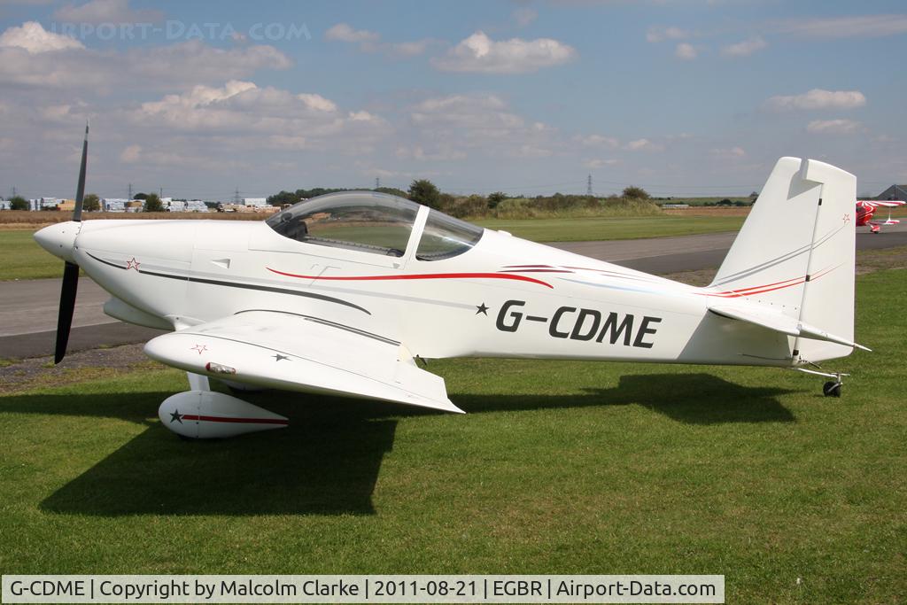 G-CDME, 2006 Vans RV-7 C/N PFA 323-14151, Vans RV-7 at Breighton Airfield's Summer Fly-In, August 2011.
