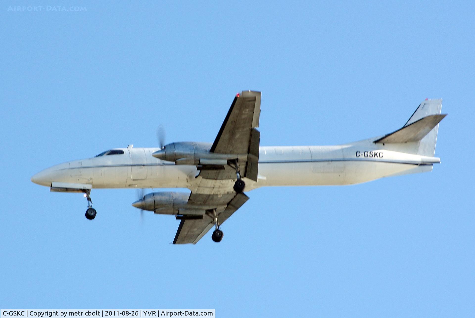 C-GSKC, 1977 Swearingen SA-226TC Metro II C/N TC-235, Landing at YVR