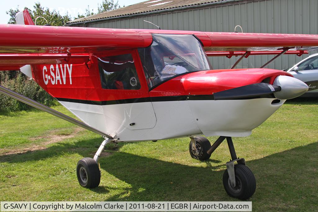 G-SAVY, 2009 ICP MXP-740 Savannah VG Jabiru(1) C/N BMAA/HB/499, Savannah VG Jabiru at Breighton Airfield's Summer Fly-In, August 2011.