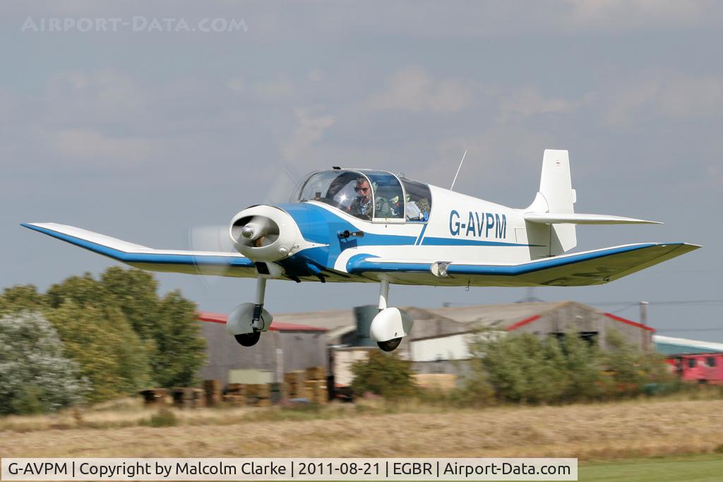 G-AVPM, 1957 SAN Jodel D-117 C/N 593, Jodel D-117 at Breighton Airfield's Summer Fly-In, August 2011.