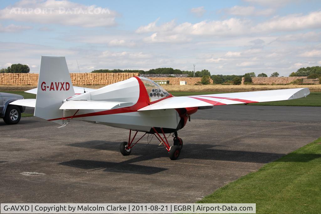 G-AVXD, 1967 Slingsby T.66 Nipper 3 C/N S109, Typsy T.66 Nipper 3 at Breighton Airfield's Summer Fly-In, August 2011.
