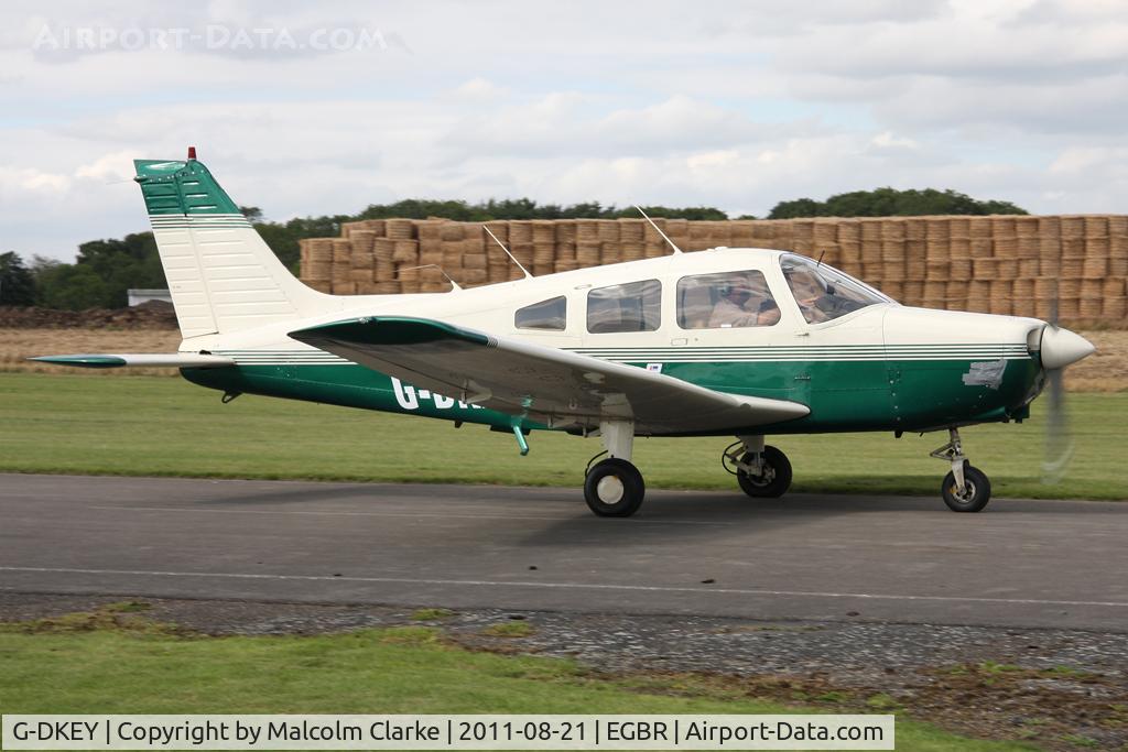 G-DKEY, 1977 Piper PA-28-161 C/N 28-7716084, Piper PA-28-161 at Breighton Airfield's Summer Fly-In, August 2011.