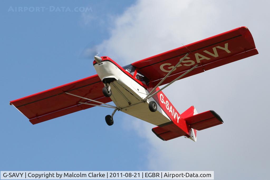 G-SAVY, 2009 ICP MXP-740 Savannah VG Jabiru(1) C/N BMAA/HB/499, Savannah VG Jabiru at Breighton Airfield's Summer Fly-In, August 2011.