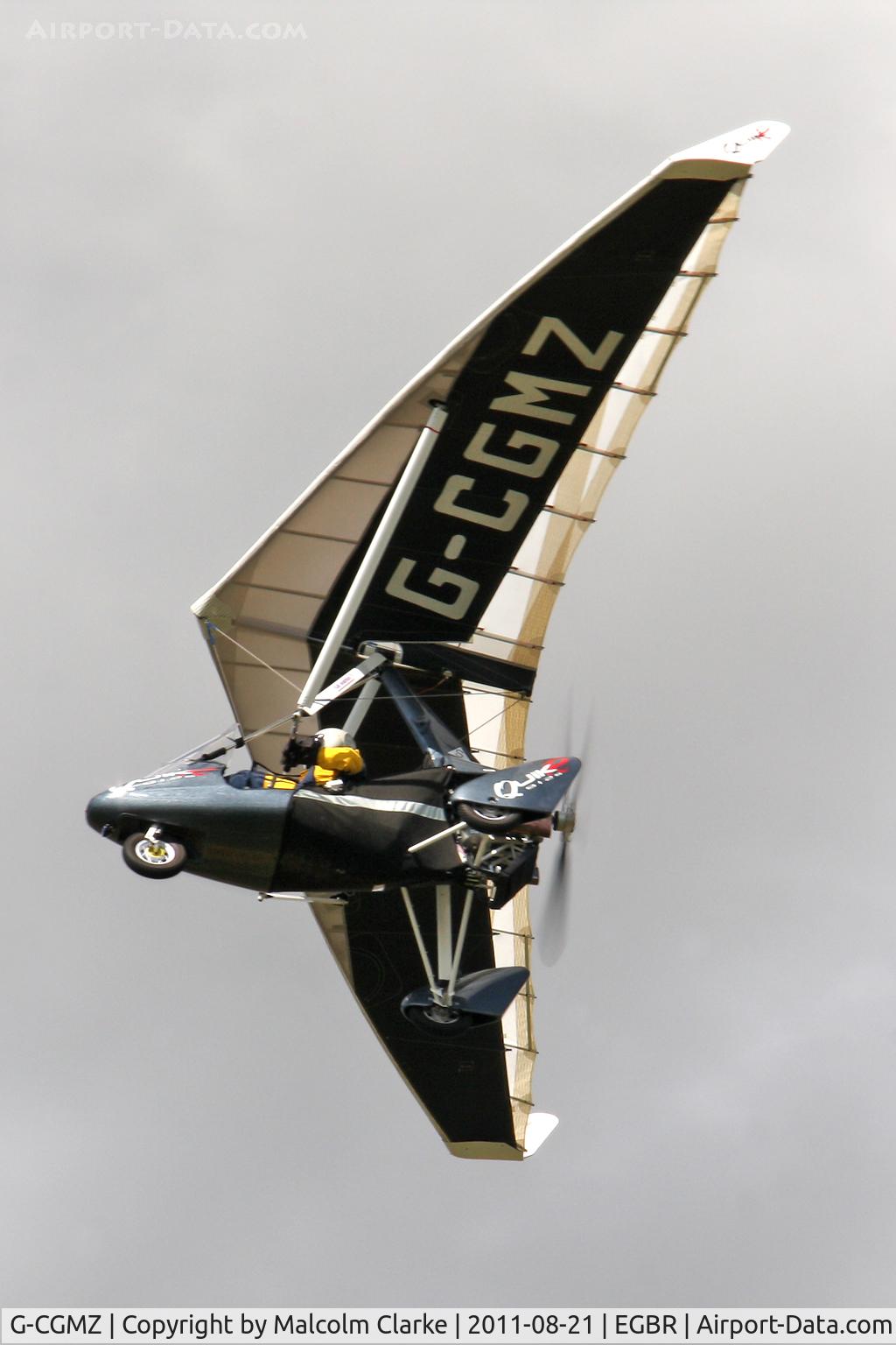 G-CGMZ, 2010 P&M Aviation QuikR C/N 8513, P & M QUIKR at Breighton Airfield's Summer Fly-In, August 2011. 