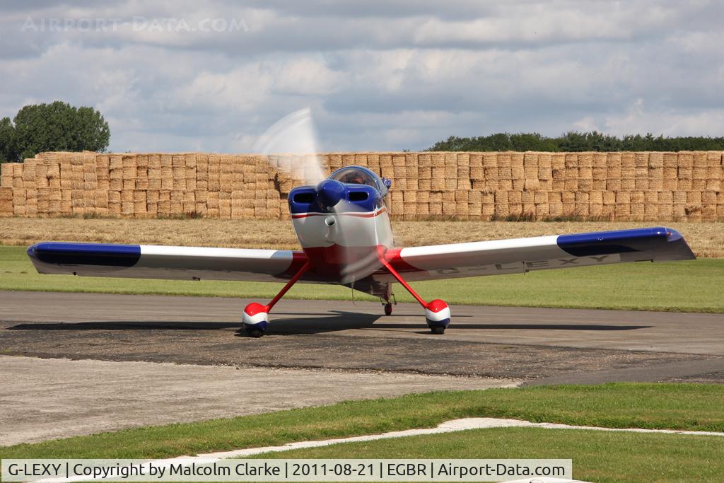 G-LEXY, 2010 Vans RV-8 C/N 303-14756, Vans RV-8 at Breighton Airfield's Summer Fly-In, August 2011.