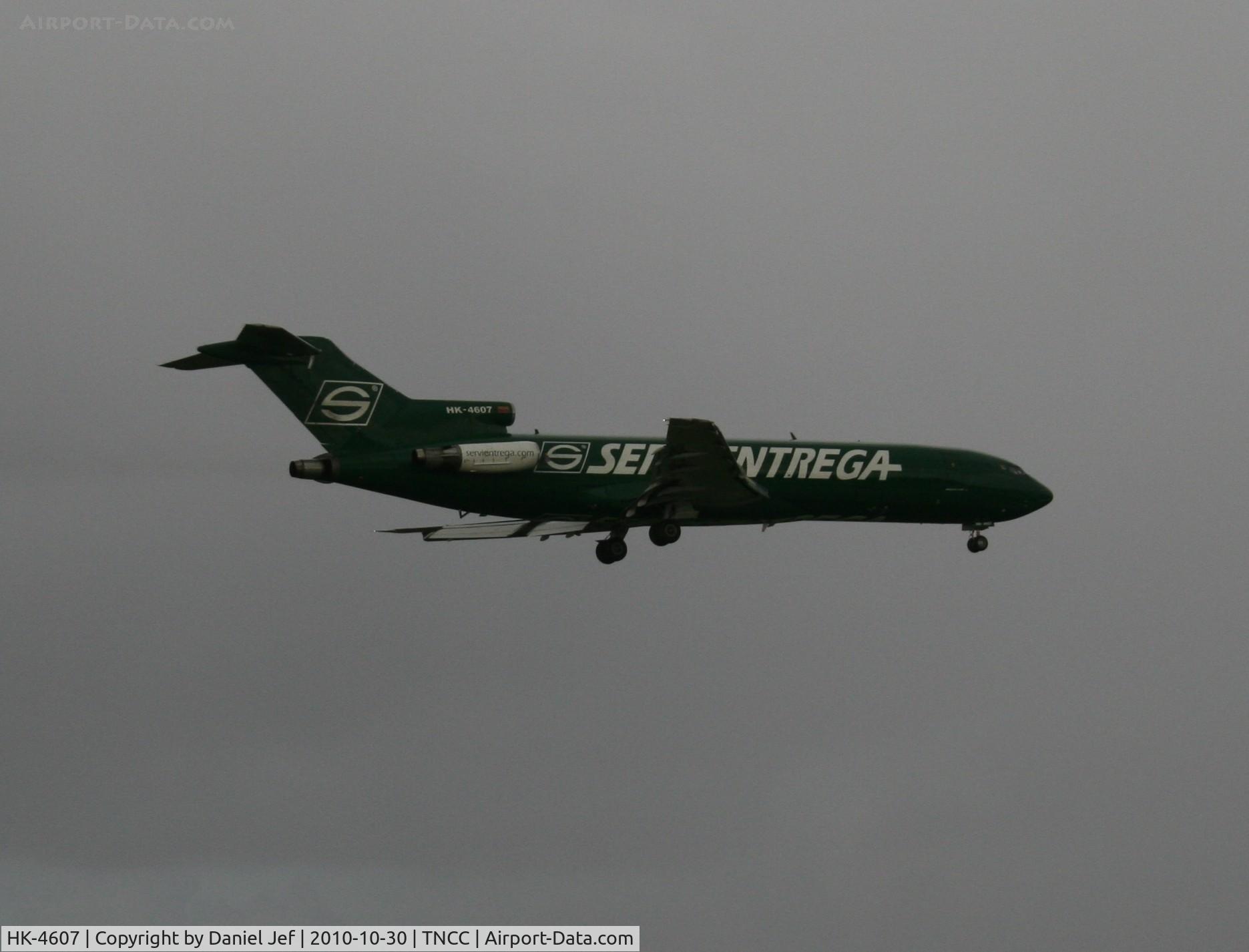 HK-4607, 1981 Boeing 727-259F C/N 22476, HK-4607 landing at TNCC