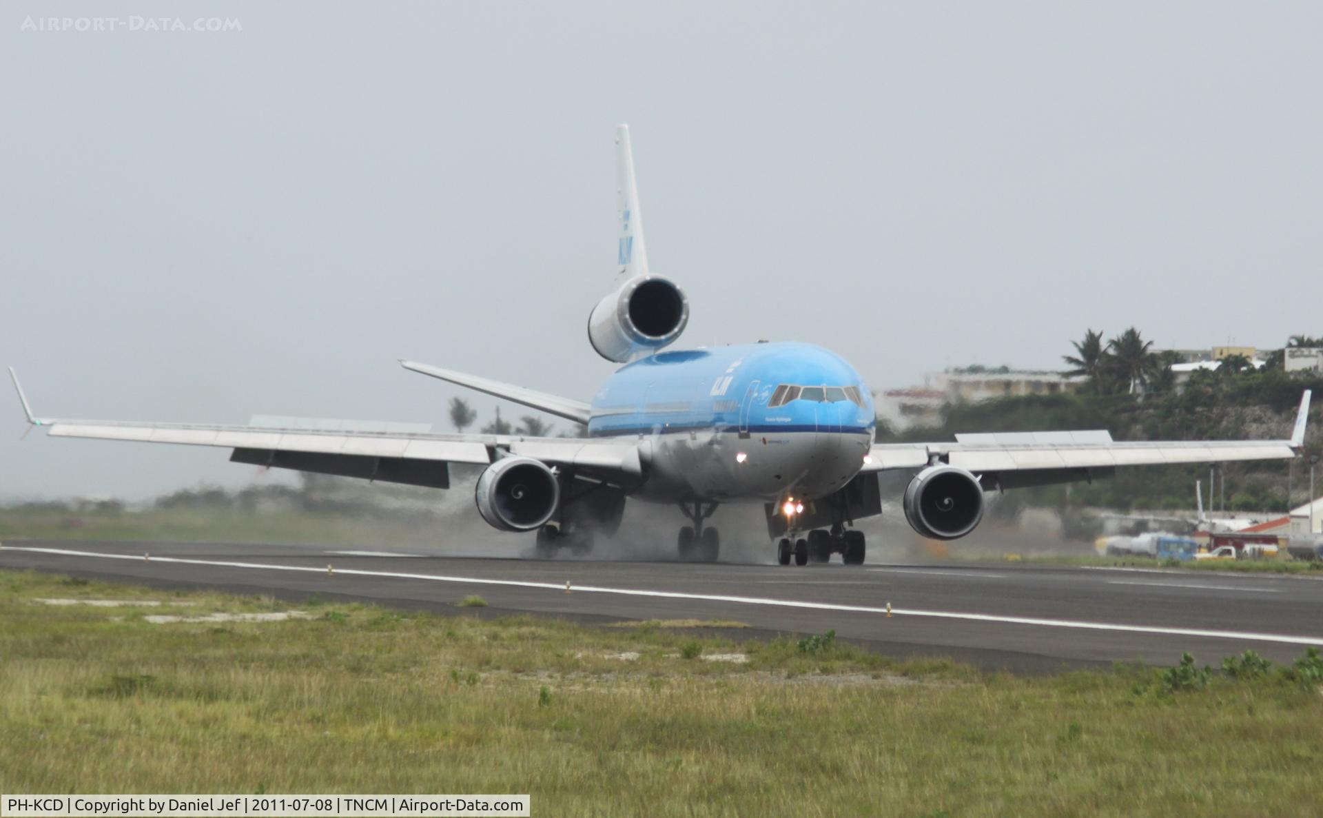 PH-KCD, 1994 McDonnell Douglas MD-11 C/N 48558, KLM PH-KCD landing at TNCM