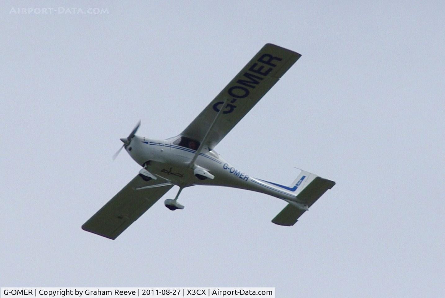 G-OMER, 2002 Jabiru UL-450 C/N PFA 274A-13823, Over head at Northrepps.