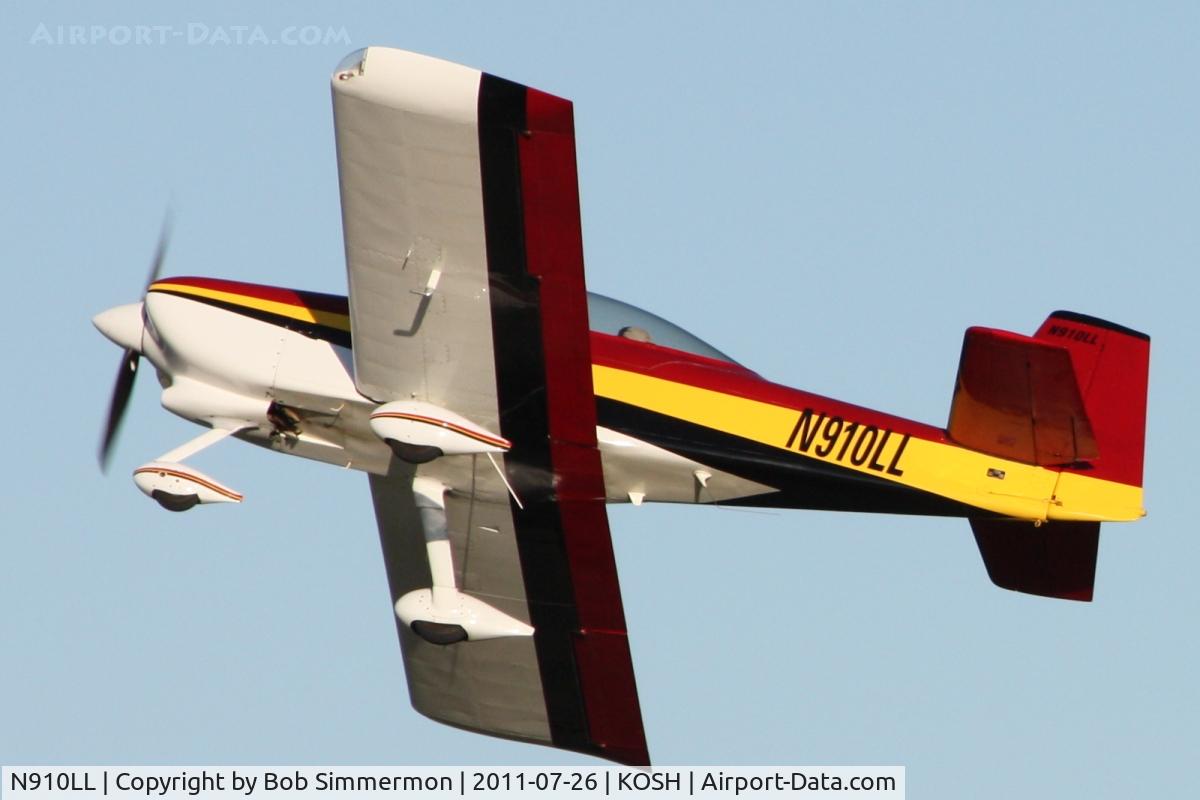 N910LL, Vans RV-8A C/N 80910, Departing Airventure 2011.