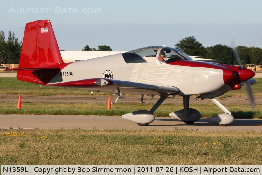 N1359L, Vans RV-7A C/N 73092, Departing Airventure 2011.